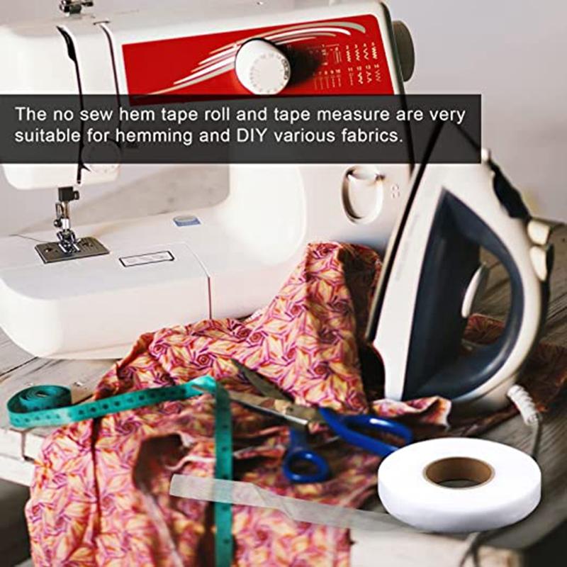 64 метра белый двусторонний флизелин, швейные аксессуары, клейкая лента, ткань, плавкий флизелин для одежды, аксессуары для самостоятельного изготовления лоскутных изделий