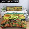 Guns N'roses Band Retro Bedding Sets Exquisite Bed Supplies Set Bed Comforter  Luxury Birthday Gift Duvet Cover Set
