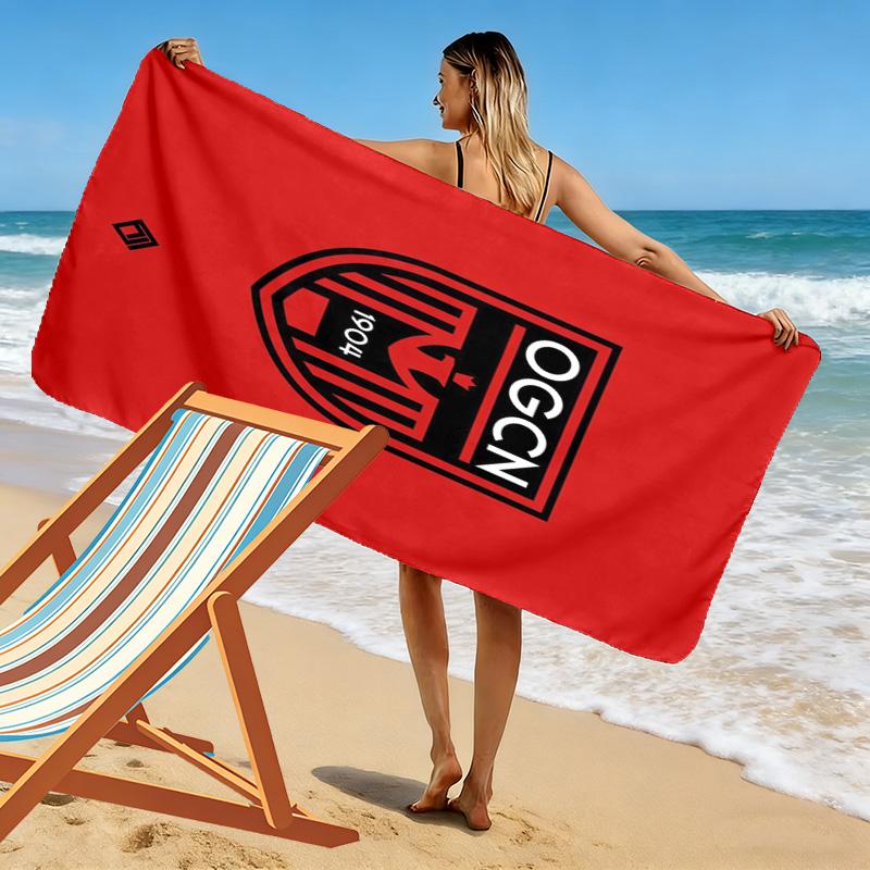 OGC Nice Print Beach Towel, Large Soft Quick Dry Towel for Beach Camping Swimming