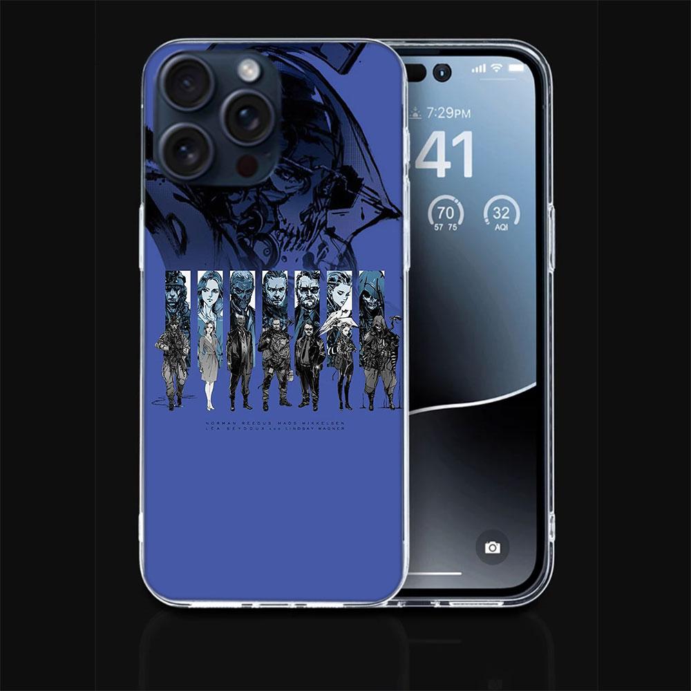 Чехол для телефона с игрой Death Stranding Для iPhone 17 Air 16 Pro 15 Pro Max 14+ Plus 16E 11 13 12 Mini XR X XS 7 8 SE 2020 Чехол Fundas