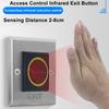 Access Button Door Exit Push Switch No Touch Release Gate Opener Door Access Control System Entry Open Touch
