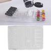 25pcs Disposable Tattoo Ink Pigment Tray Stand Tattoo Needle Head Holder Container