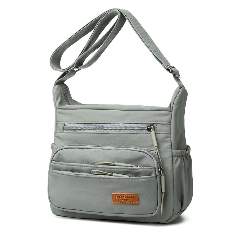 Множество карманов Нейлоновые кошельки и сумки Женская сумка через плечо Роскошные женские сумки Дизайнерские сумки кроссбоди для женщин