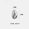 Middle Ancient Style Pebble Cabinet Door Handle Creative Brass Wardrobe Knob Light Luxury Shoe Cabinet Irregular Small Handle