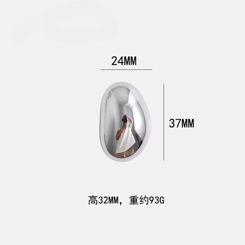 Middle Ancient Style Pebble Cabinet Door Handle Creative Brass Wardrobe Knob Light Luxury Shoe Cabinet Irregular Small Handle