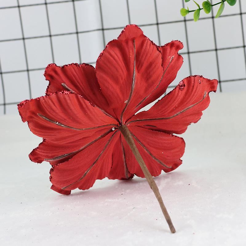 20 см нефритовая орхидея рождественский цветок искусственные цветы магнолии рождественская магнолия искусственный цветок рождественская елка декор