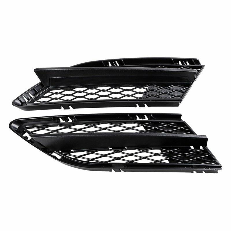 1 Pair Front Bumper Lower Fog Light Mesh Grill Left Right Compatible For 3 Series 318i 320i 325i