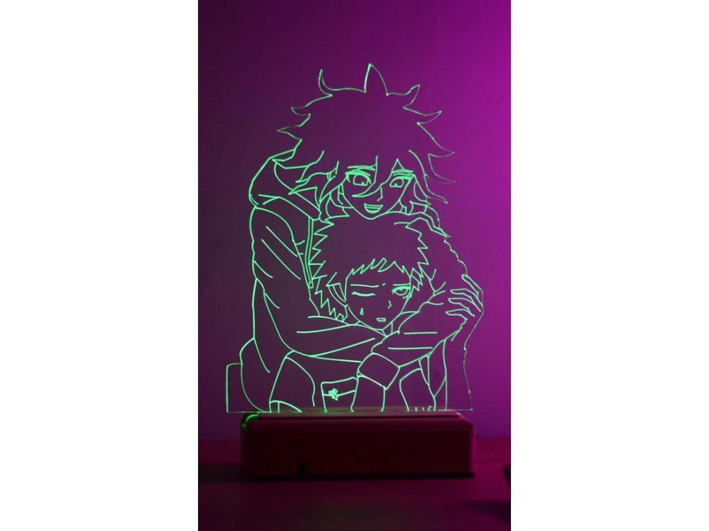 Danganronpa Нагито Комаэда Хадзиме Хината 16-цветный ночник