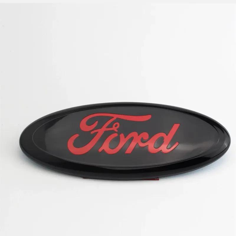 New 2026 Car Sticker 2025 Hot 17.5x7.5CM Car Logo Front Hood Trunk Badge Sticker for Ford Fiesta Focus Fusion Edge Ecosport Tran