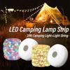 Rechargeable Camping Light 8M/10M Light String Outdoor LED Tent Light RGB Atmosphere Light Recyclable Garden Decoration Lamp