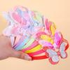 3pcs Glitter Hair Bows Headbands for Girls Kids Plastic Hairbands Sparkly Butterfly Bows Headband Children Hair Aceessories