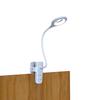 Mini lampka bezprzewodowa LED do czytania z klipsem kablem USB-C 80lm - biała