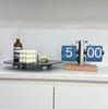 Ретро Креативные Автоматические Перекидные Часы - Простые Домашние Настольные Часы для Гостиной, Малый Механический Дизайн