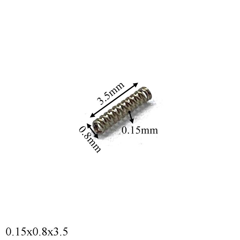 10pcs Watch Spring Precision Small Spring Strap Button Springs Wire Diameter 0.12-0.15MM