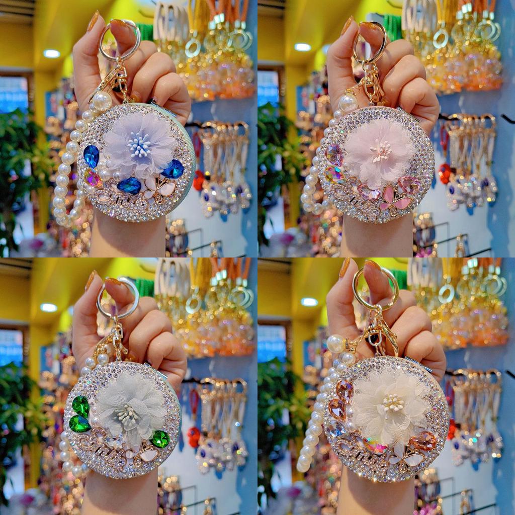 Romantic Jewelry Keyring With Sparkling Heart Design For Wedding And Party Decor