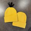 Мультяжная теплая вязаная шапка миньонов из акриловой ткани для улицы и косплея на мероприятиях