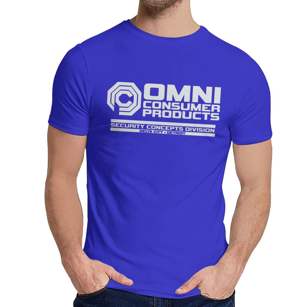 Round Collar Science Fiction Film Robocop Ocp Omnicorp Security Concepts T Shirt Popular Man Pure Cotton