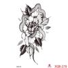 1PCS Waterproof Tattoos Temporary Tattoo Sticker Flowers Rose Body Tattoos for Women Art Arm Hand Tattoos Wolf Tiger Lion Painting Tatoos