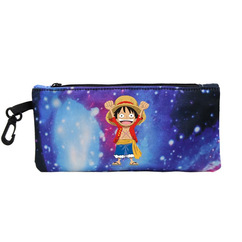 Riman Animation Peripheral Printing Pencil Case, Primary And Secondary School Students Stationery Zipper Pencil Case