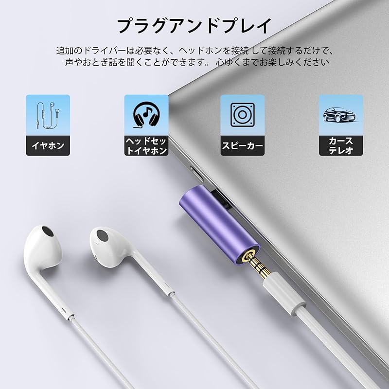 Переходник Type-C на 3.5мм для наушников Г-образный 4-контактный TRRS совместимый гнездо на штекер разъем для наушников Оснащен чипом ЦАП Прямое подключение