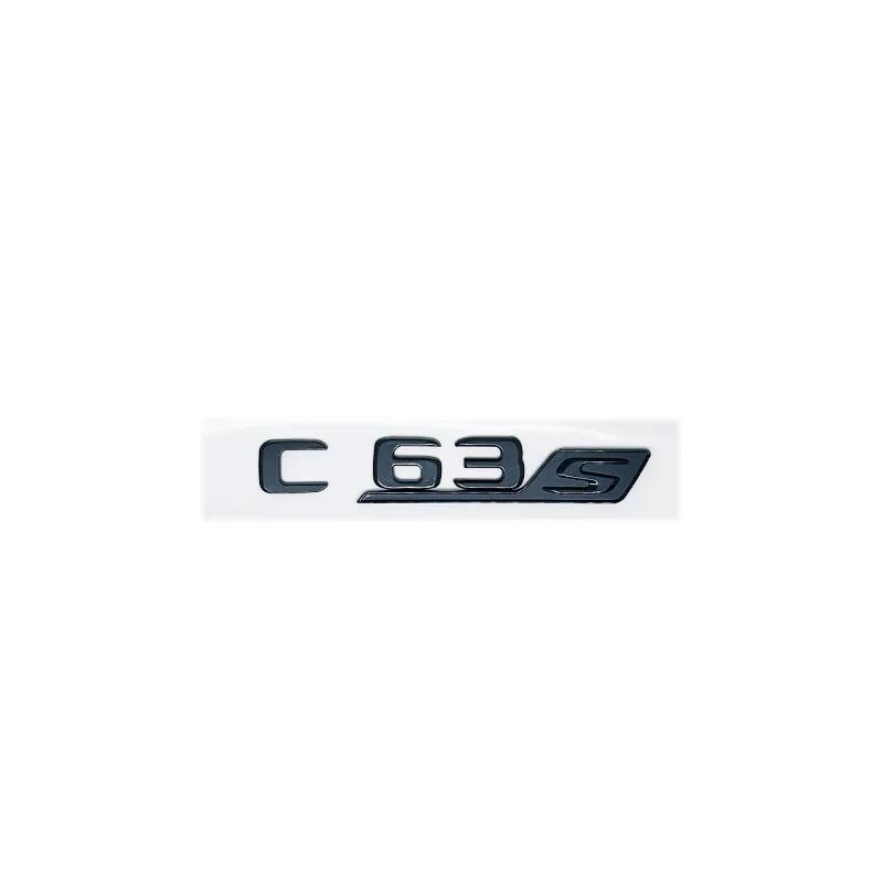 Car Tuning For Mercedes Benz C Class W204 W205 C63 C63S Letter Logo 3D ABS Sticker Car Rear Trunk Emblem Nameplate Decals