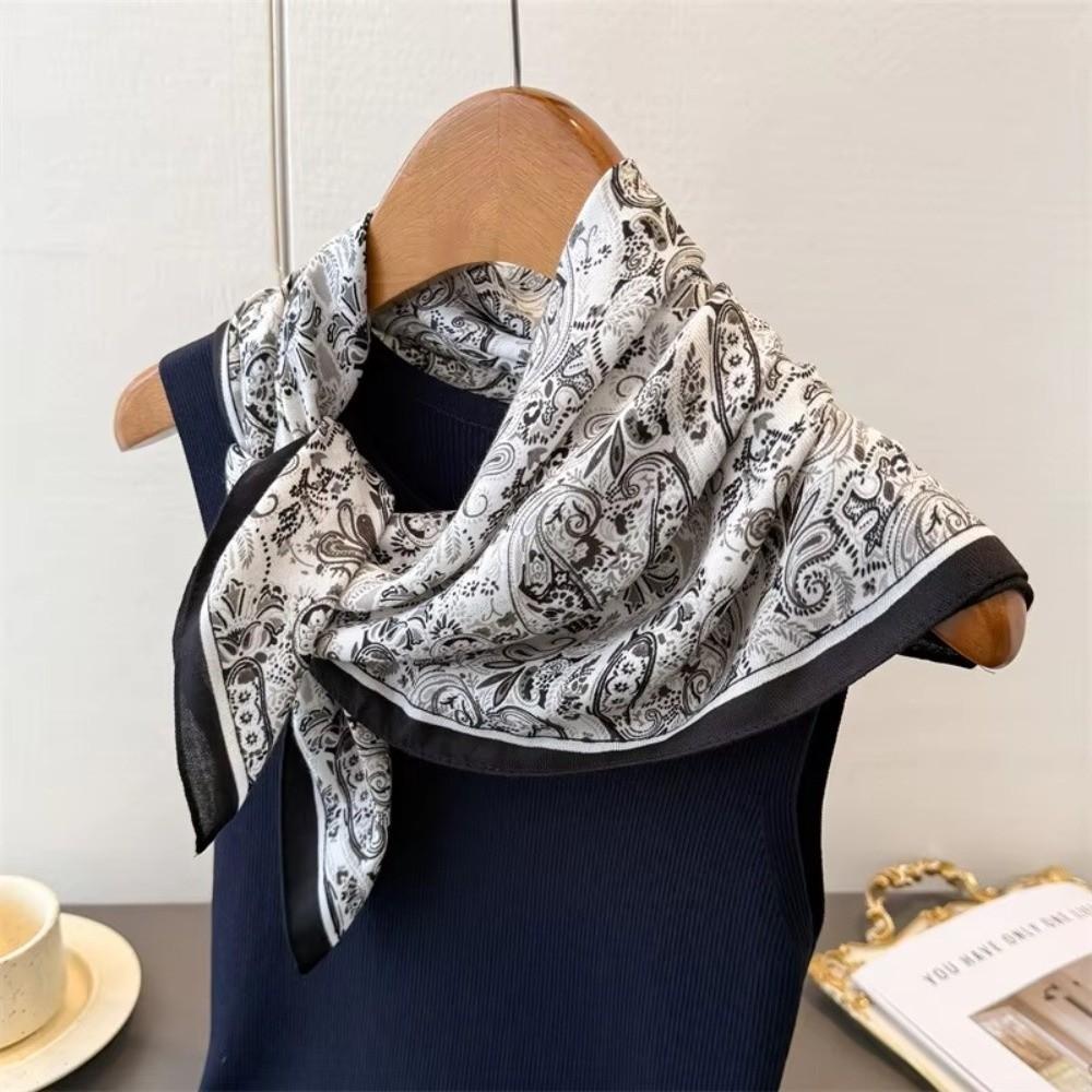 Lightweight Headscarf Warm Bandana Wraps Fashion Square Scarfs Women