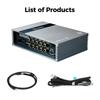 Ainavi P48E Dsp Processor Bluetooth Car Amplifier 4 Channels 12 V Automotivo Audio Equalizer Low Amp for Car Sound