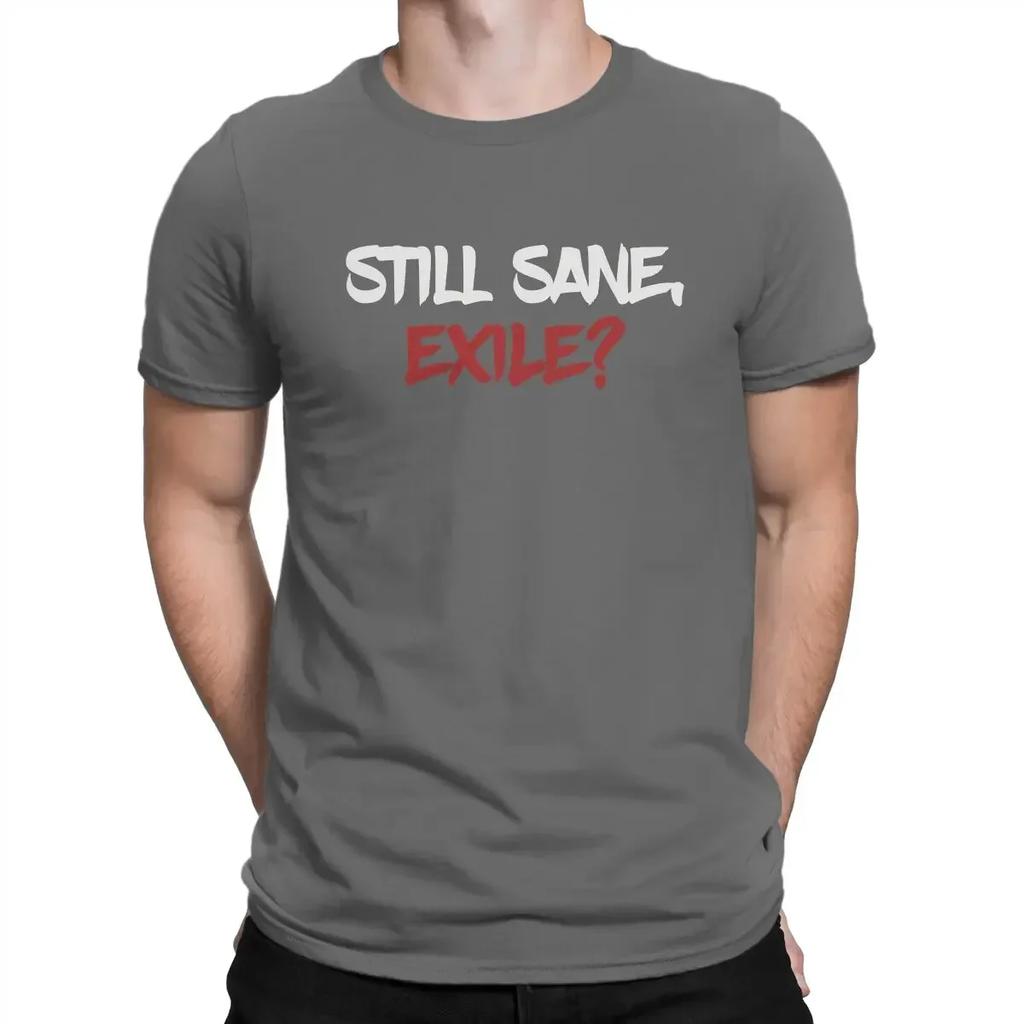 Hip Hop Birthday Gifts Streetwear Path Of Exile Newest TShirt for Still Sane Exile RoundNeck Basic TShirt oversized harajuku