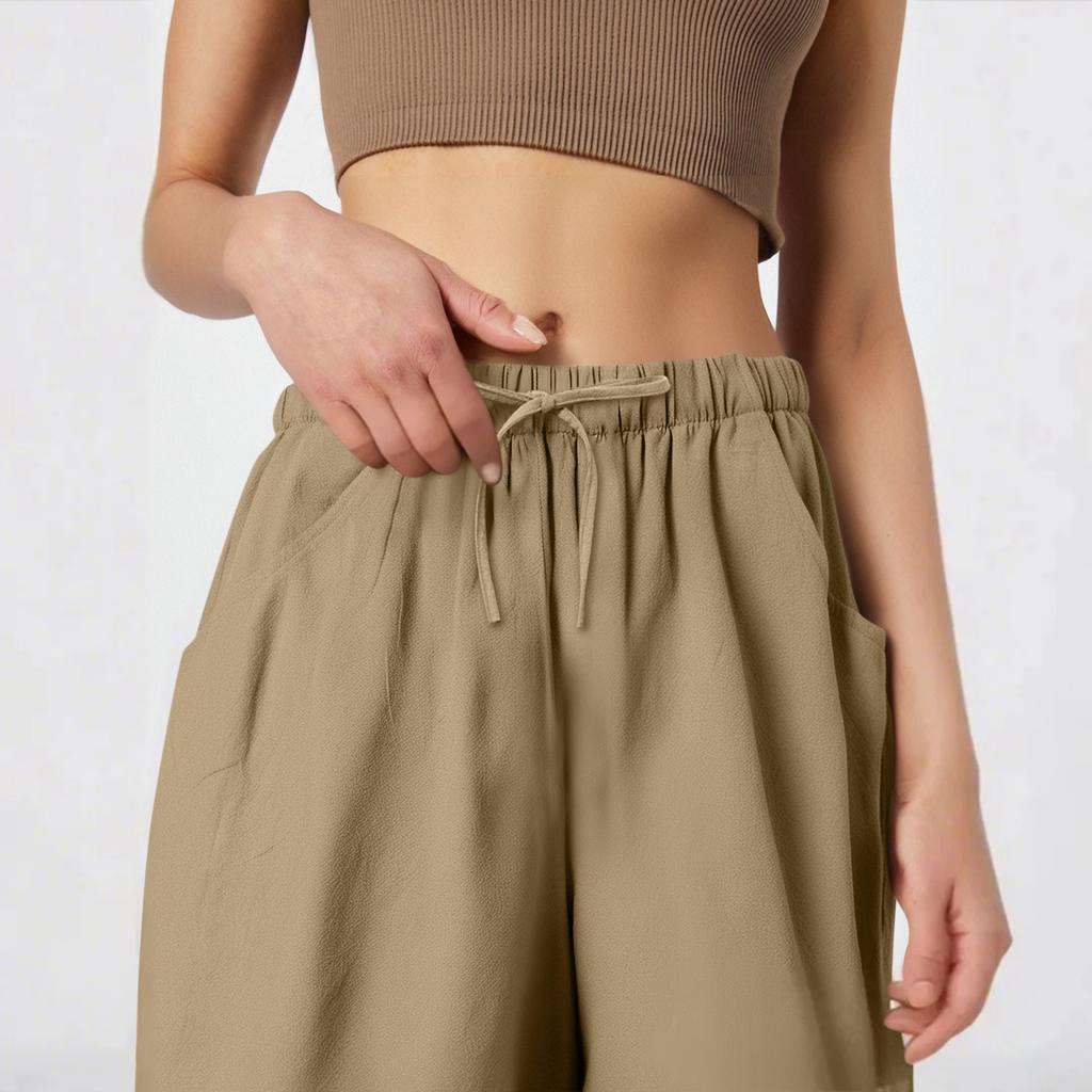 Подростковые шорты из мягкого хлопкового льна с карманами, мягкие застежки на пуговицы, без молнии, облегающие шорты