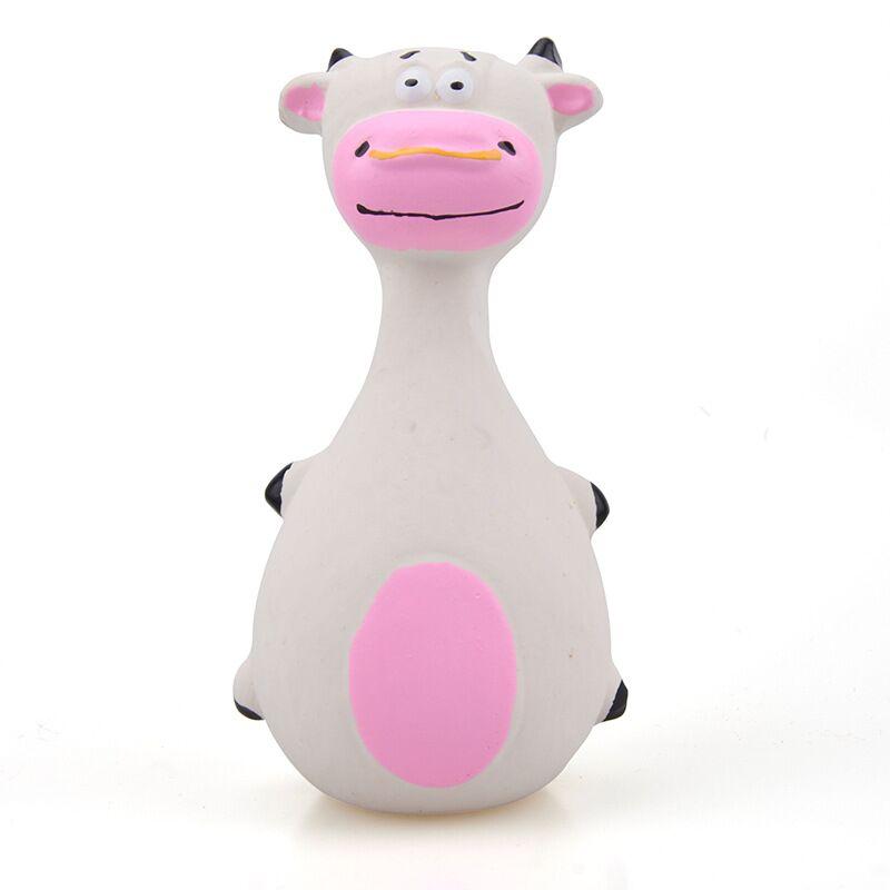 Pet Dog Toys Elephant Latex Squeaky Sound Toys Bite-Resistant Puppy Soft Rubber Toy Chew Teeth Cleaning Small Medium Dogs Cow