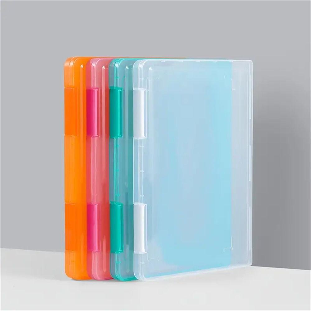 Папка формата А4, коробка для хранения документов, прозрачная коробка для организации данных, коробка для хранения файлов, для школьников