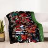Football Champions Celebration Blanket Ultra-Soft Great for Sofa Office Couch for All Seasons Playful Design Gift for Travel Home Birthdays