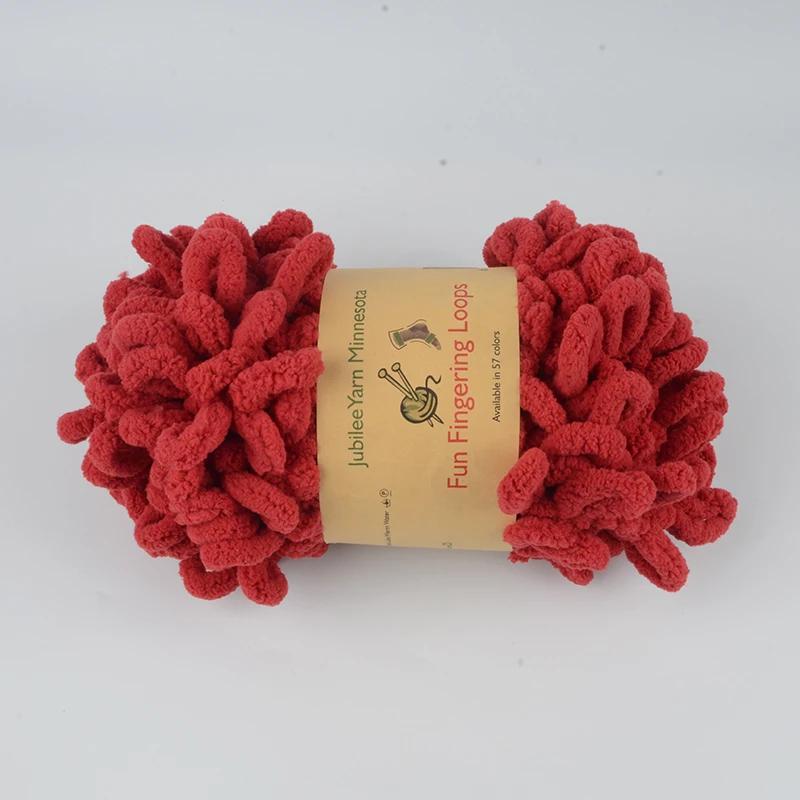 500 г/лот ручная вязка пряжа для пальцев крючком супер теплая пухлая круглая хлопковая плетеная веревка пухлая умная полиэстеровая игрушка носок