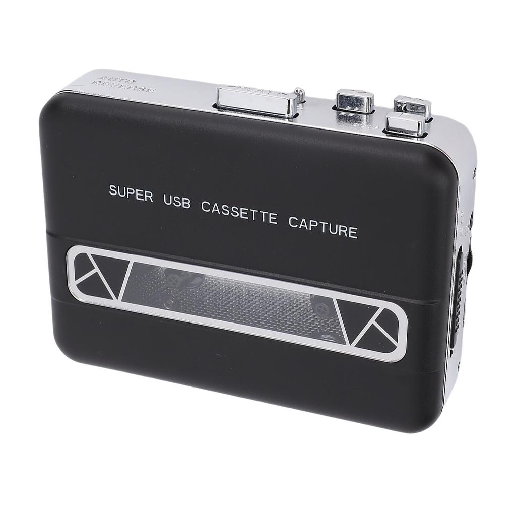 Кассетный плеер со встроенным динамиком, 3,5 мм разъемом для наушников, портативный конвертер кассет в MP3 для ноутбука, ПК, CD-рекордера