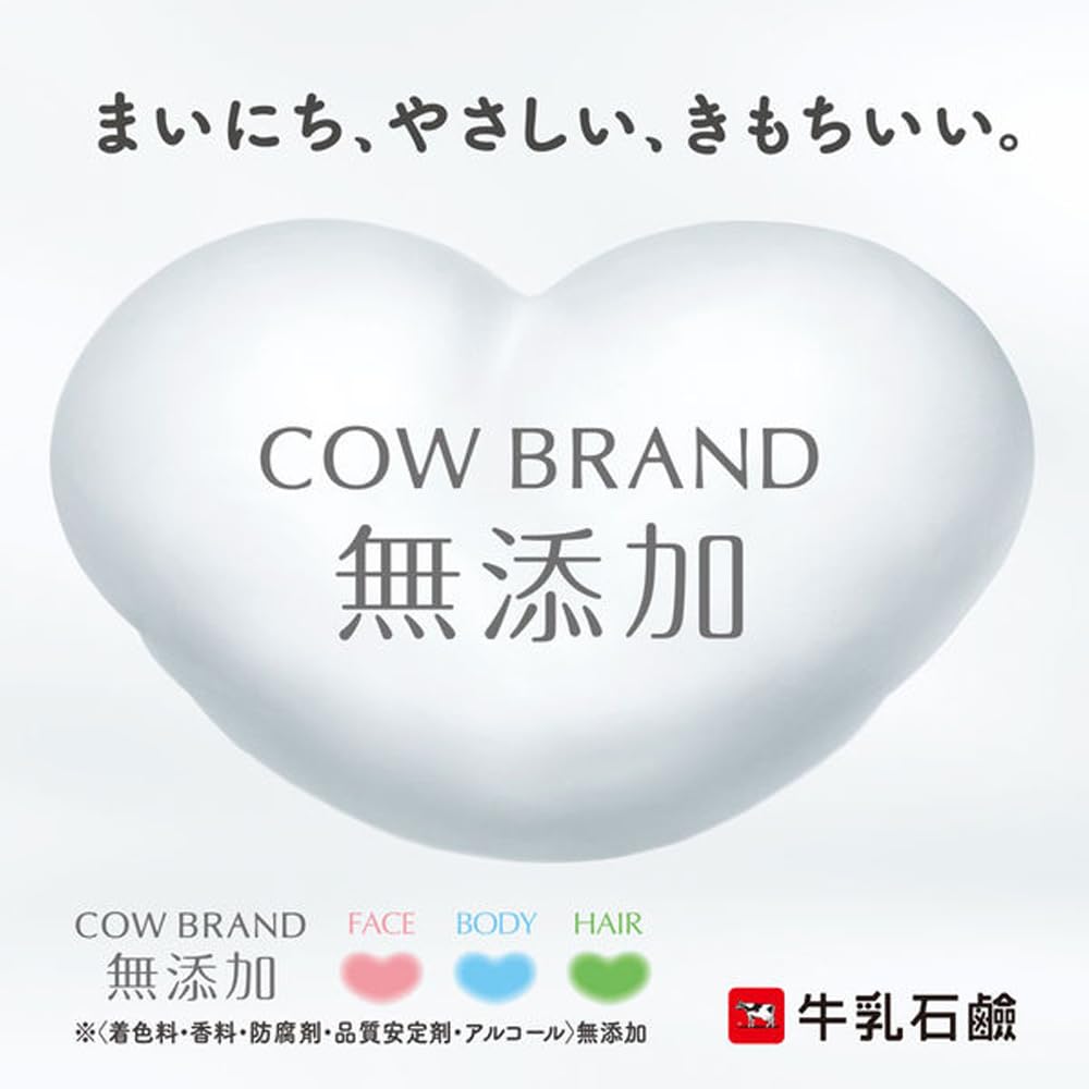 Cow Brand Foam Body Soap 500ml Bottle with Pump 450ml Refill X 3 Pack Set [Bulk Purchase] Additive-free +