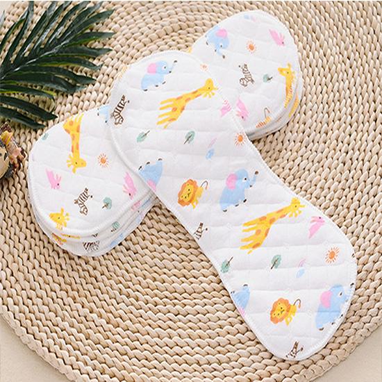 Подгузники для новорожденных из эко-хлопка, в форме арахиса, можно стирать