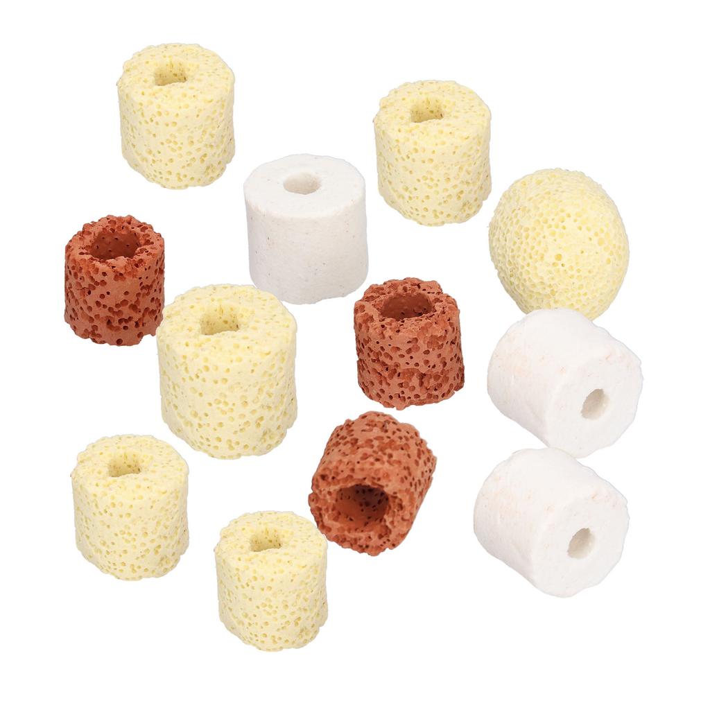 Bio Balls Ceramic Rings Set Nature Stable Aquarium Biological Filter Media for Fish Tank Aquarium