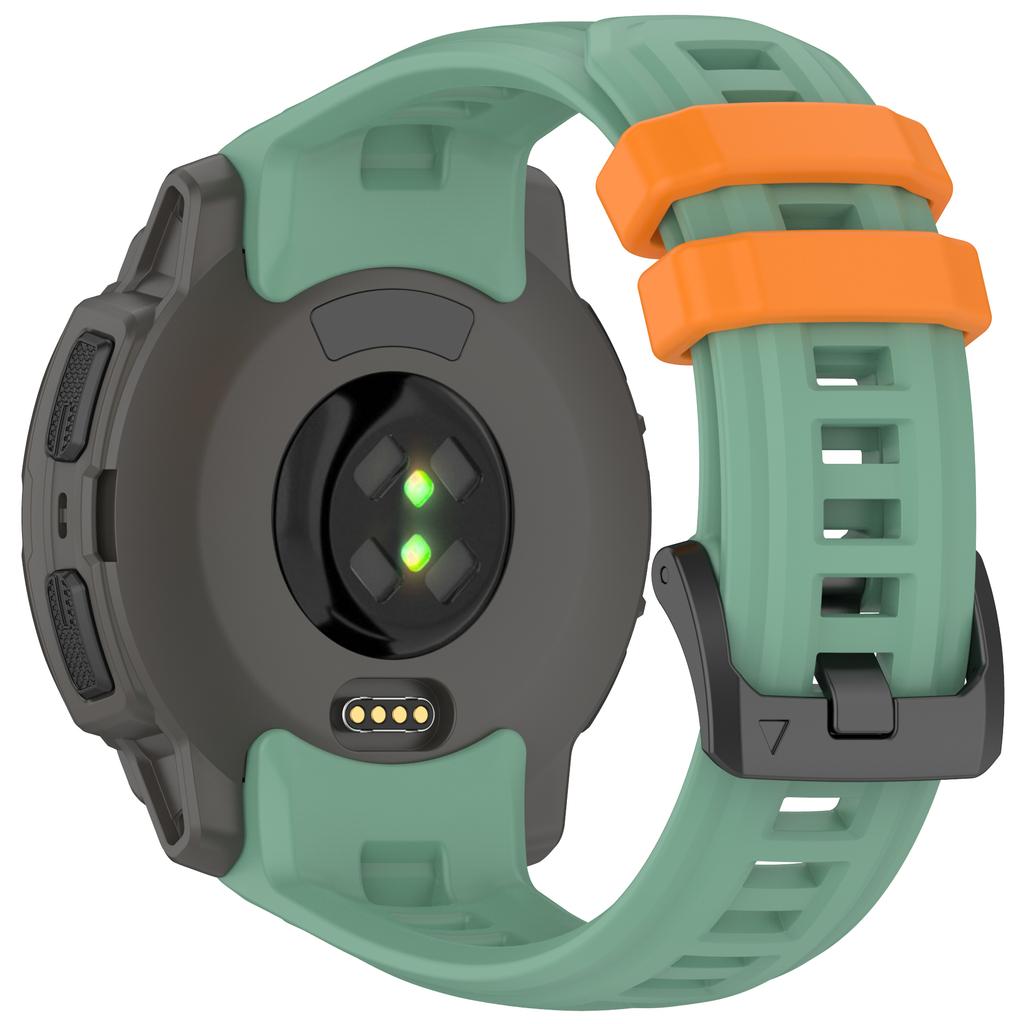 For Garmin Instinct E 45mm Smartwatch Band Breathable Sports Silicone Strap