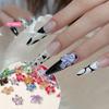 50 шт. ледяные прозрачные цветочные смолы 3D нейл-арт подвески лилии цветы украшения для ногтей ювелирные аксессуары своими руками