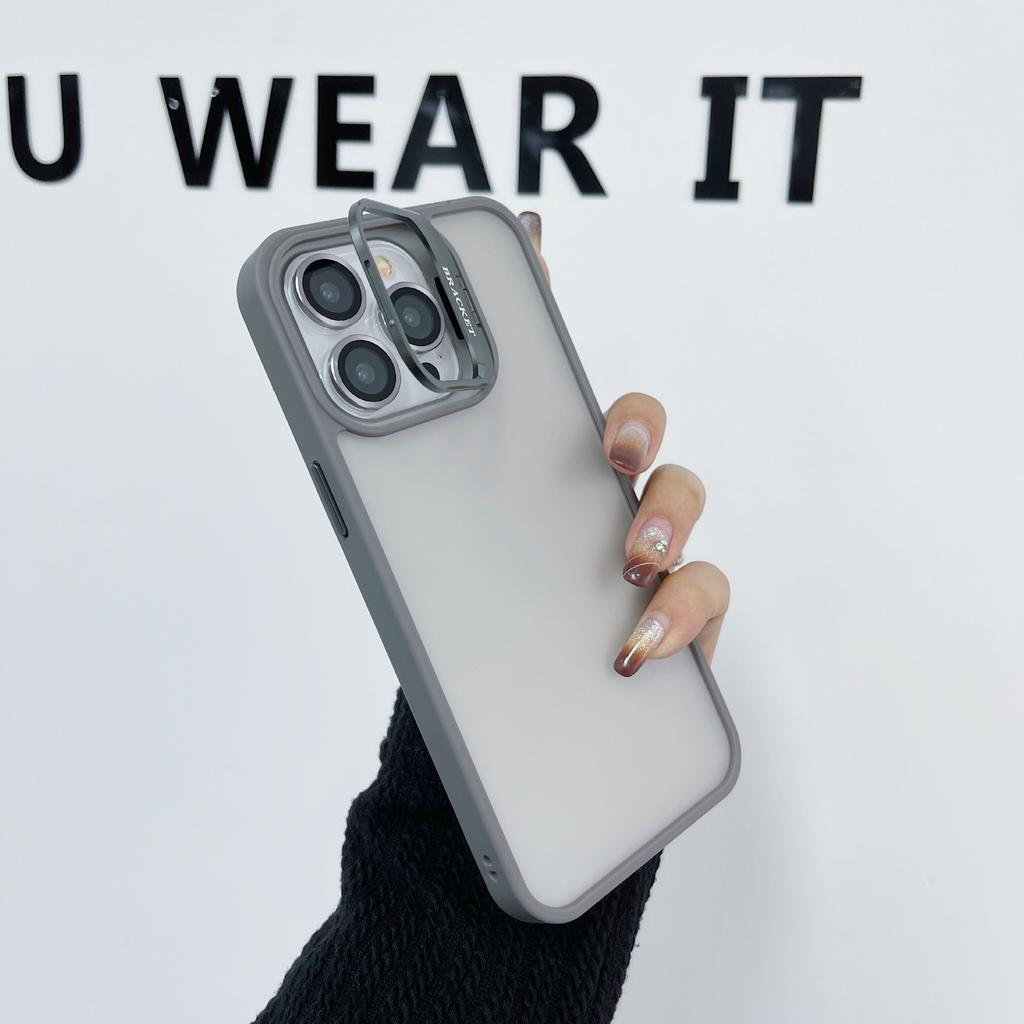 Невидимый кронштейн Подходит для чехла для мобильного телефона Apple 15pro Ощущение кожи iPhone 14 Защитная матовая крышка для объектива 13