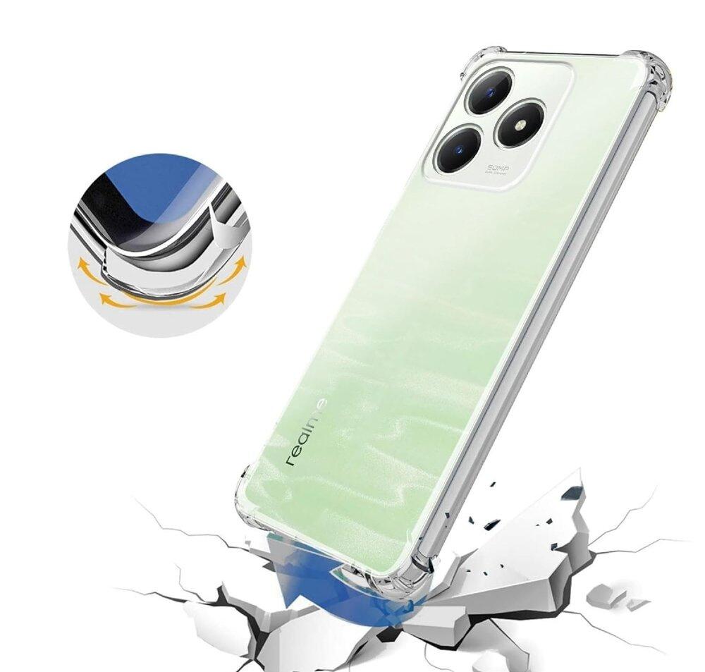 Realme C63 Case, Dropproof, Transparent