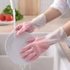 Anti-slip Household Cleaning Gloves PVC Rubber Gloves Gifts Kitchen Dishwashing Gloves
