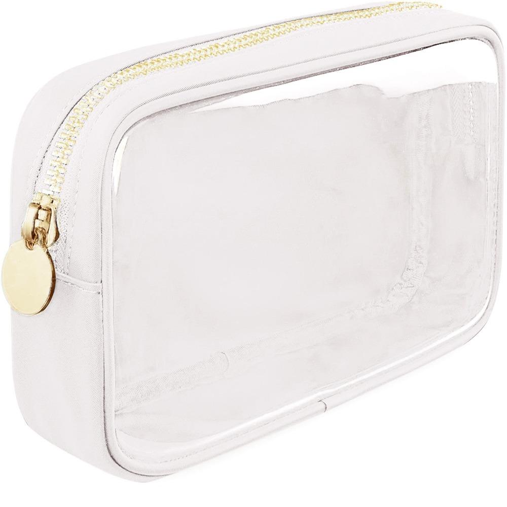 Transparent Nylon Makeup Bag Travel Bag Wash Bag Cosmetics Zipper Bag Makeup Storage Box Ladies and Girls