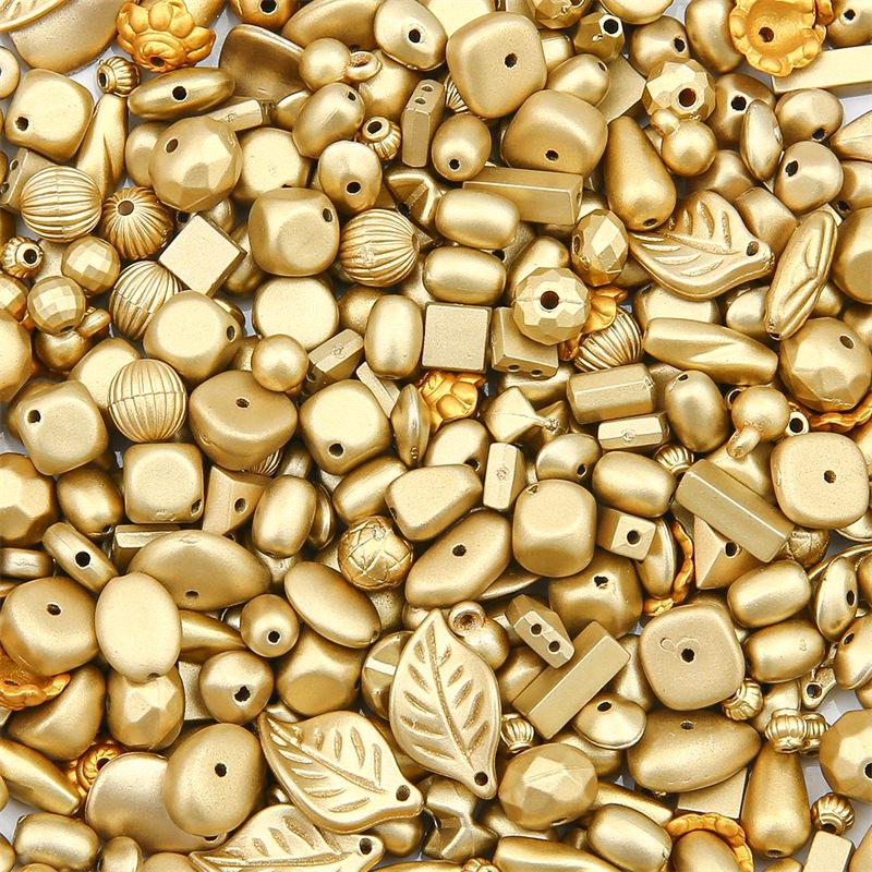 Baroque Style Acrylic Beads for DIY Bracelets and Accessories