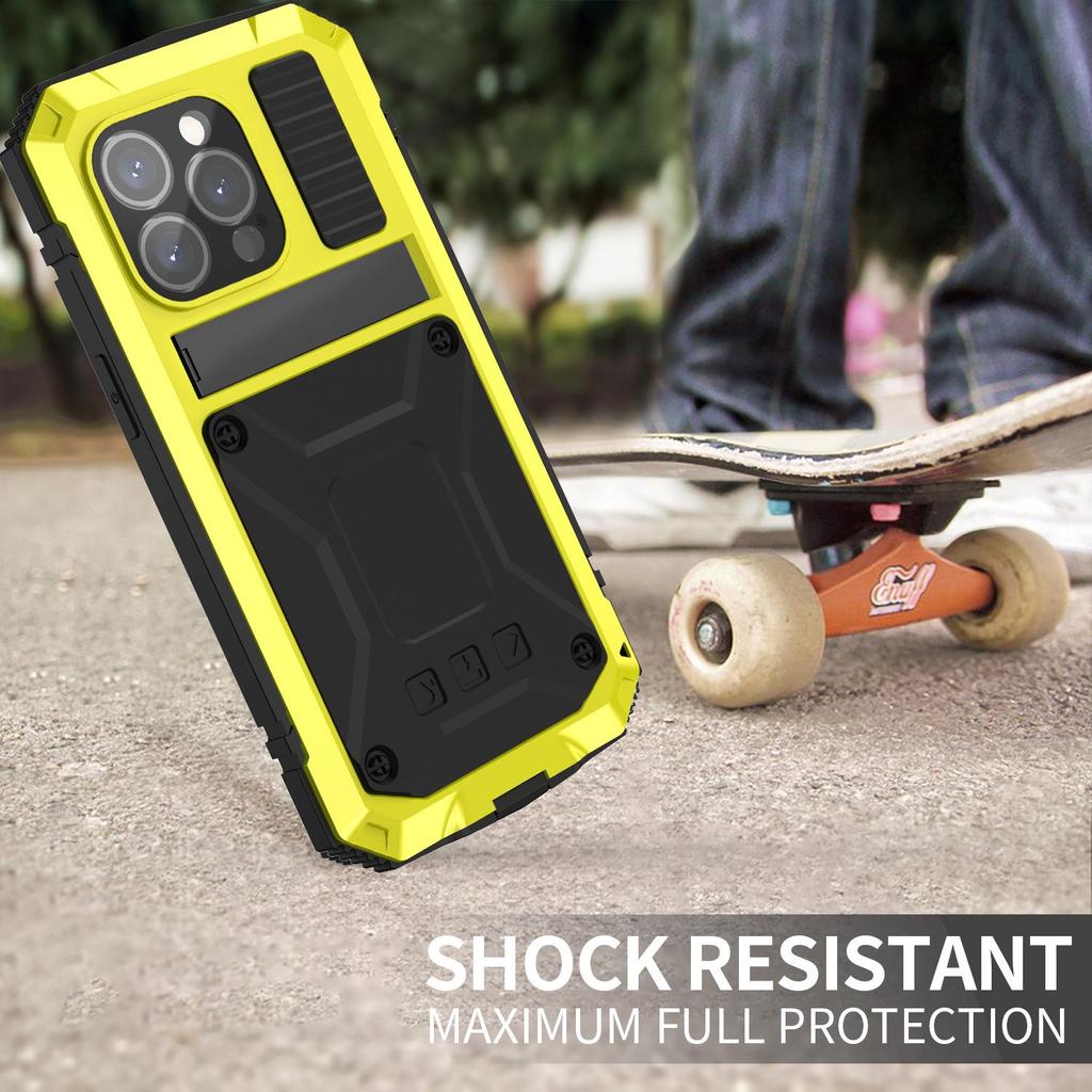 Силиконовый чехол с подставкой для iPhone 15 и 14PM Anti-Fall для 13 Pro Max