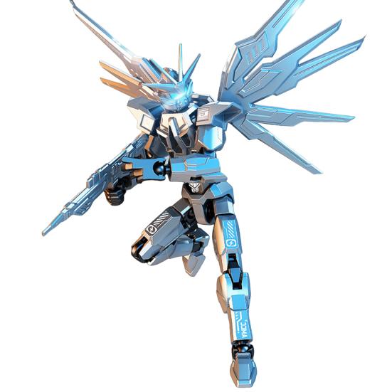 Подвижные суставы Робот Экшн-фигурка с аксессуарами Магнитная 3D-печать