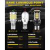 Xenon White 921 W16W Led Bulbs Canbus Error Free For Reverse Lights,912 T15 921 Back Up Lights,Replacement Bulb For 3rd Brake Lights,Interior Dome