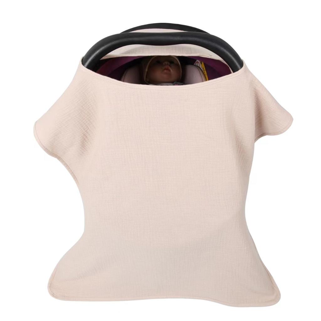 Чехол для кормления грудью в итальянском стиле из чистого хлопка, чехол для матери и ребенка, чехол для детской коляски