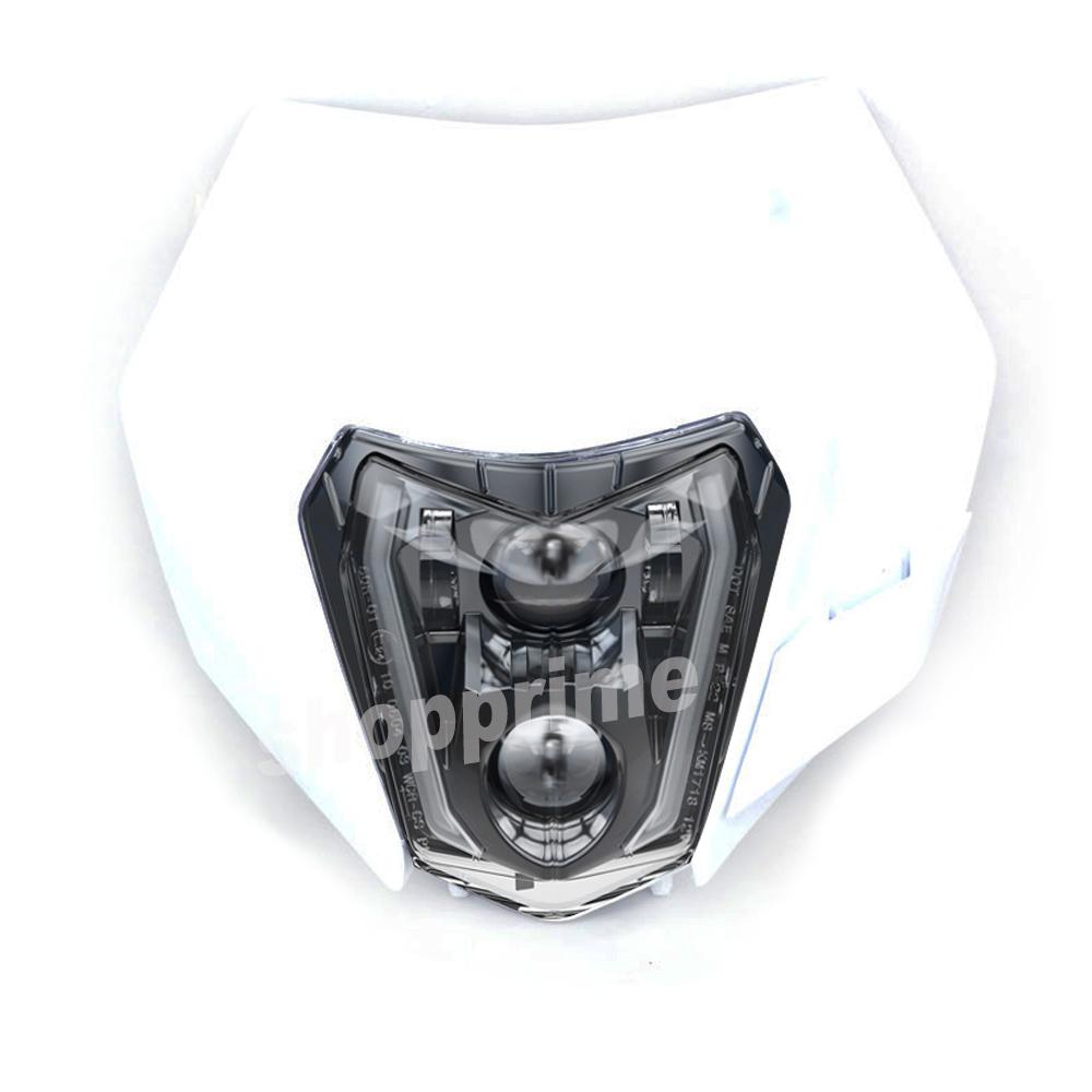 Мотокросс Эндуро Двойной спорт Свет E24-маркировка Мотоциклетная светодиодная фара для TC FE TE EXC XCW XCF 125 250 300 350 450 530 690 SMR