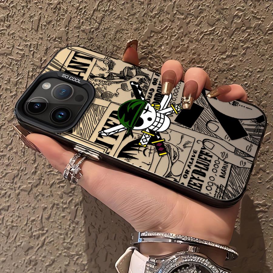 Soft Shell Case for iPhone 18 11 12 13 Pro Max 14 15 16 Plus 16e One Piece Bone Logo